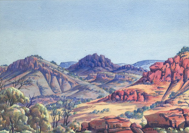 Looking West from Glen Helen