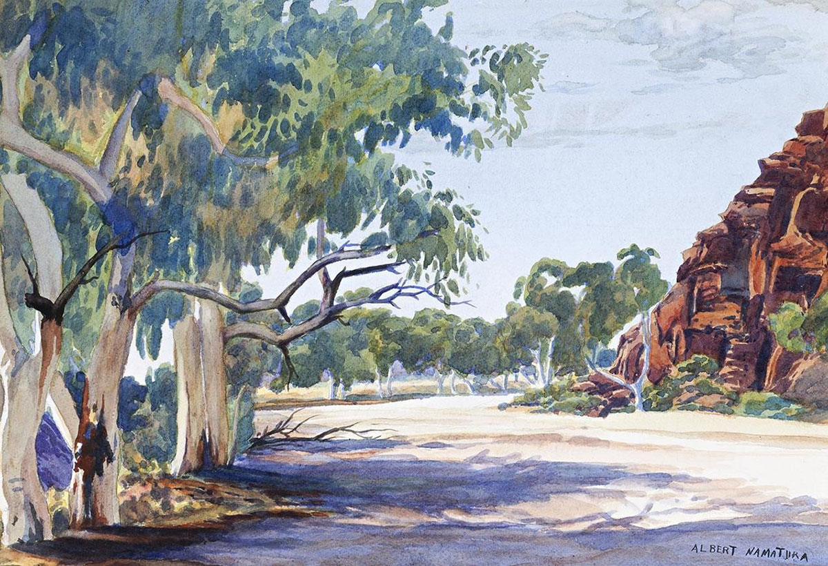 The Bend of the Todd, Heavitree Gap