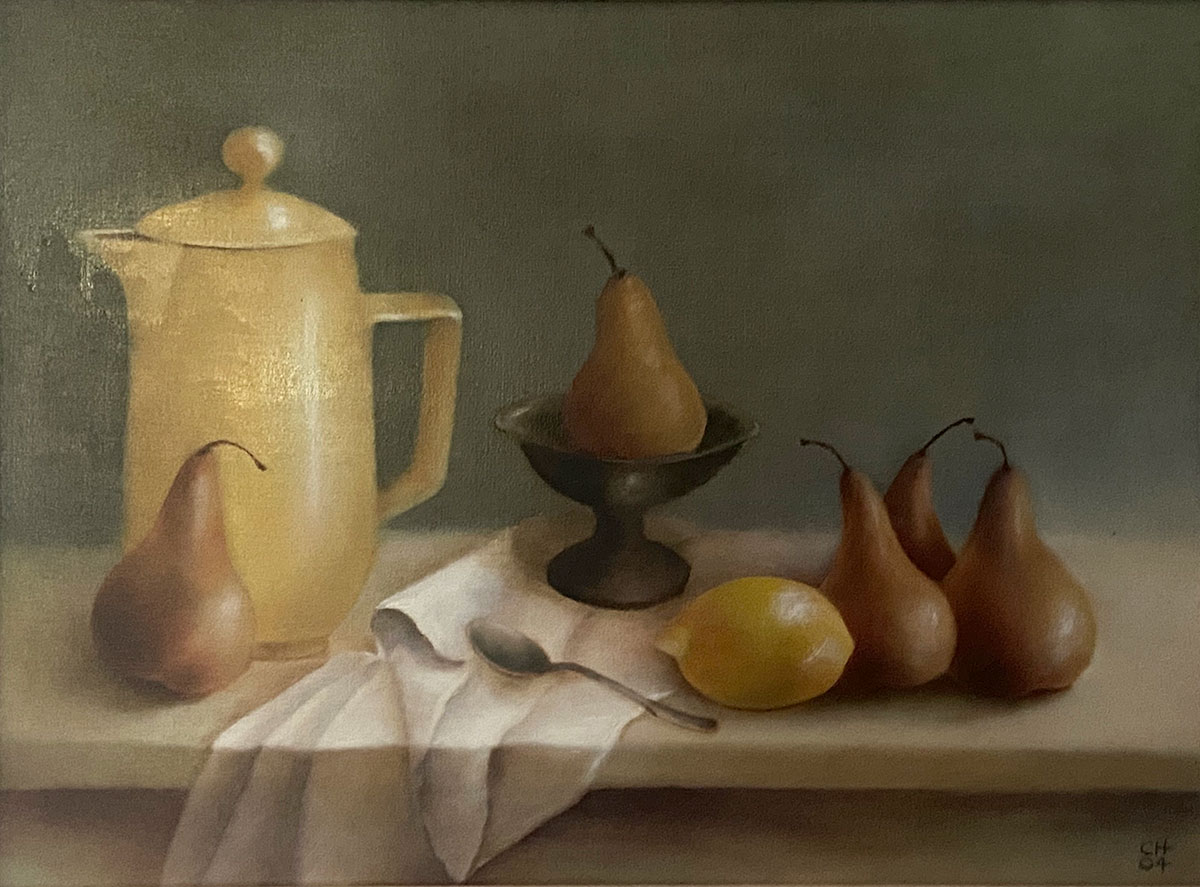 Pears, Lemon and Jug
