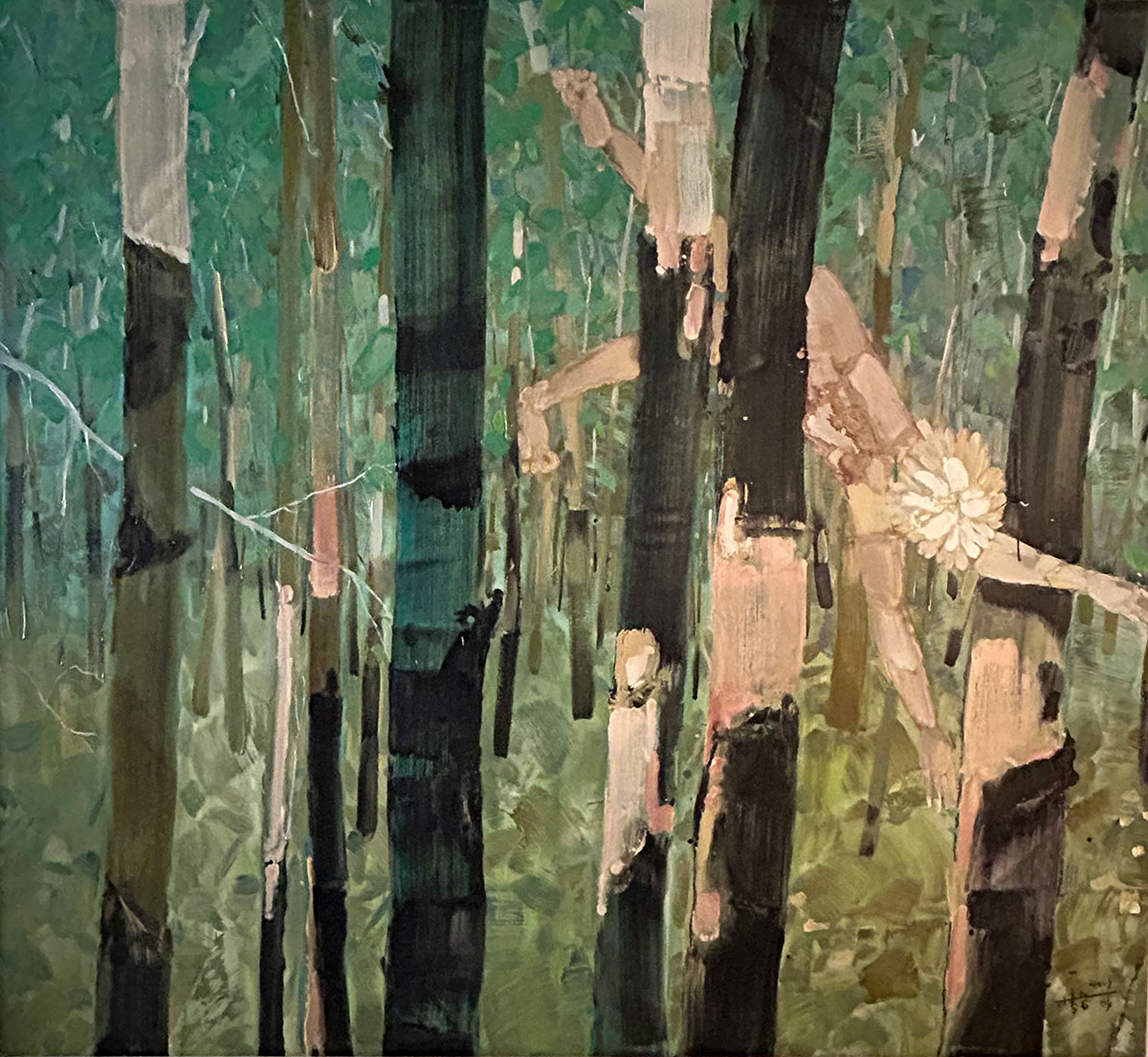 Gum Tree and Bushfire